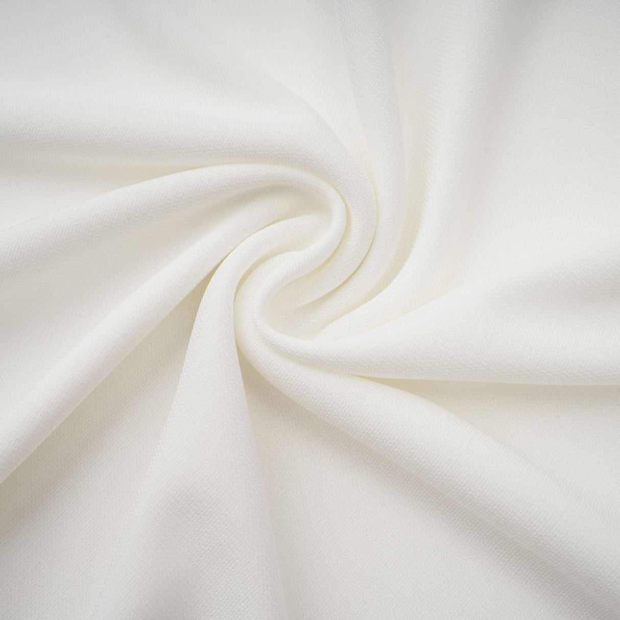 Aurohaya Mystérieuse White Turtleneck Draped Maxi Dress