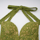 Isaline Emerald Corset Maxi Dress