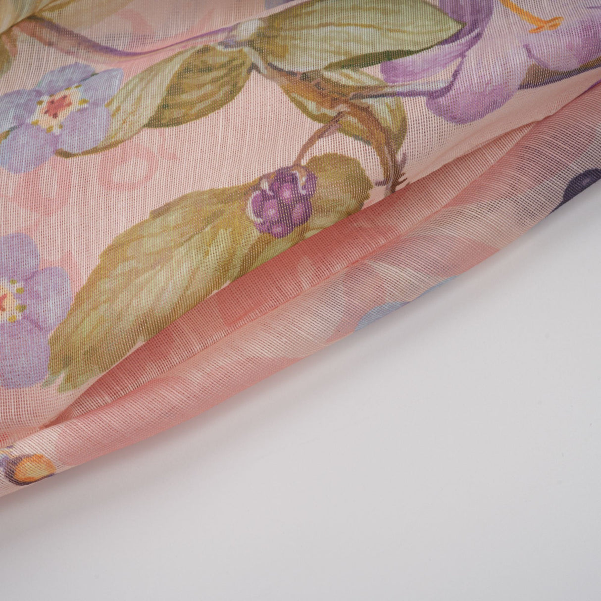 Aurohaya Delphine Pink Floral Print Maxi Dress