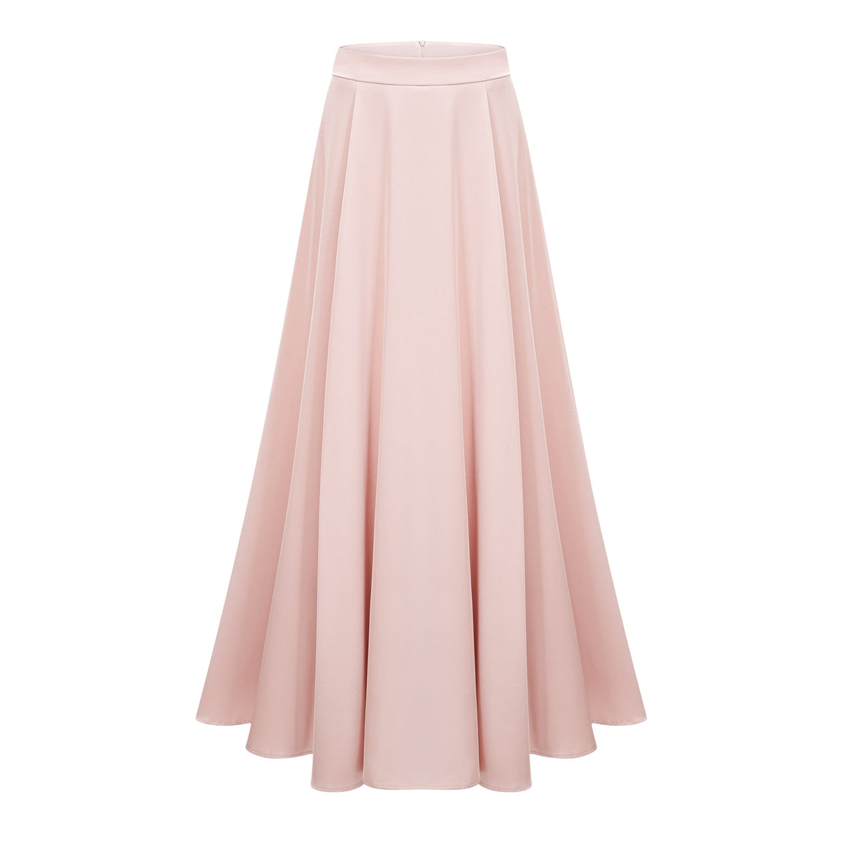 Aurohaya Everleigh Champagne Satin Top & Skirt Set With Cape Detail