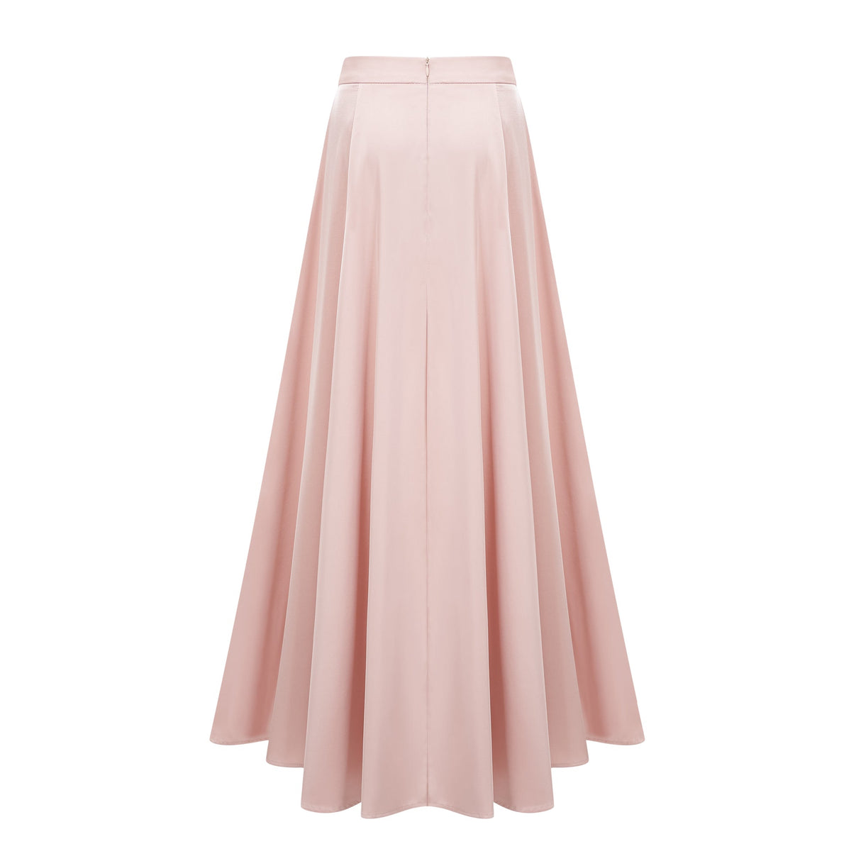 Aurohaya Everleigh Champagne Satin Top & Skirt Set With Cape Detail