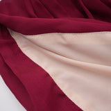 Théa Burgundy Asymmetrical Ruched Mini Dress