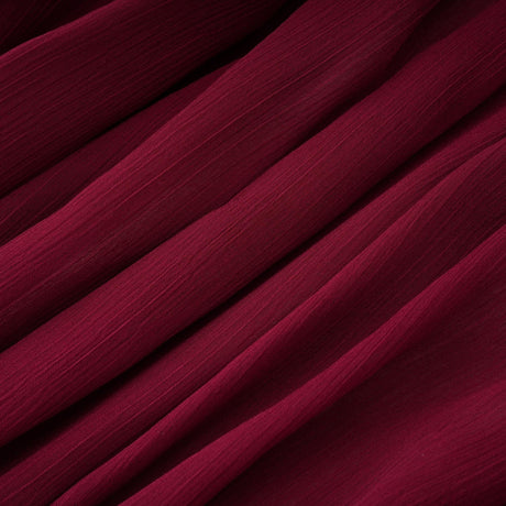 Aurohaya Théa Burgundy Asymmetrical Ruched Mini Dress