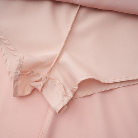 Aurohaya Everleigh Champagne Satin Top & Skirt Set With Cape Detail