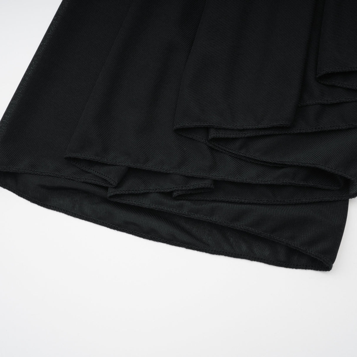 Aurohaya Greta Black Ruched Sheer Mesh Maxi Dress