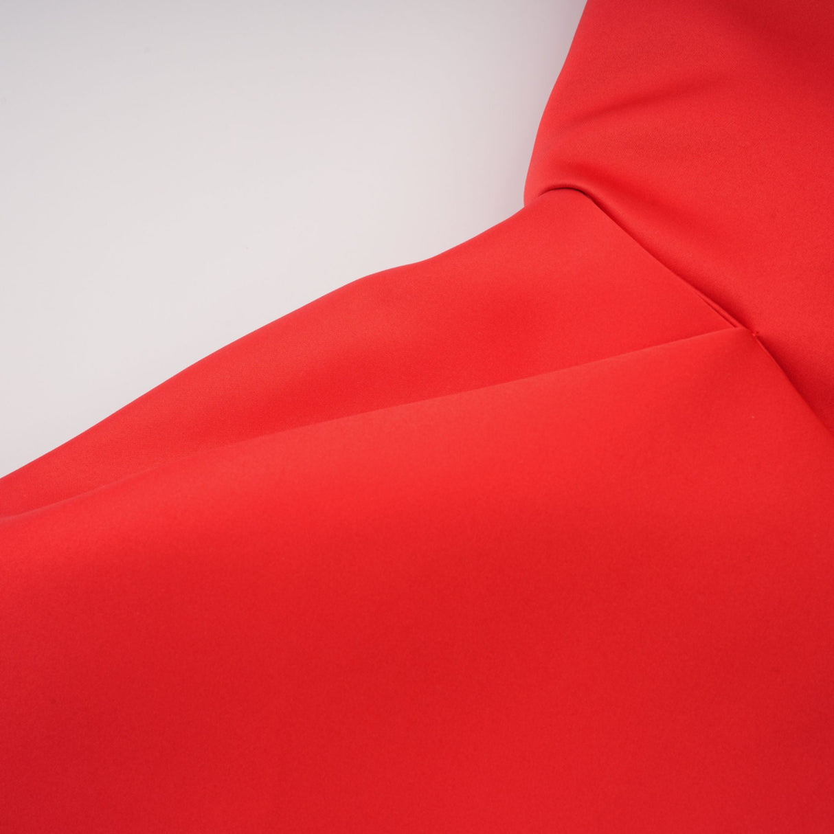 Aurohaya Laure Red Heart Off-shoulder Mini Dress
