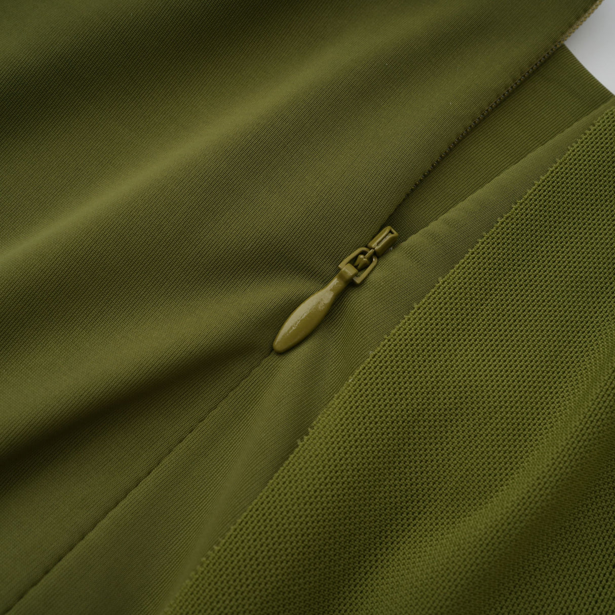 Aurohaya Emilia Green Asymmetrical Ribbon Draped Maxi Dress