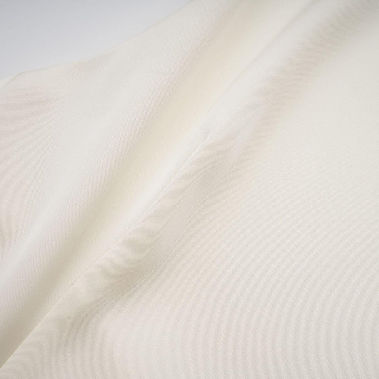 Aurohaya Lyna White Satin Ruffled Mini Dress with Shawl Panel Detail