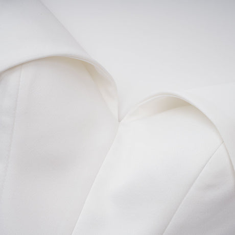 Aurohaya Alba White Barrel Waist Corset Maxi Dress