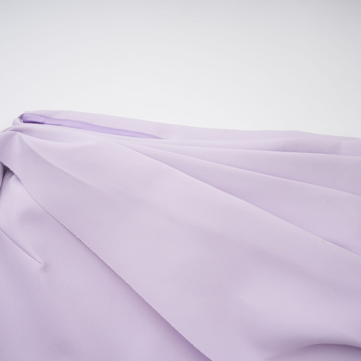 Aurohaya Annabelle Purple Cape-Design Ribbon Maxi Dress