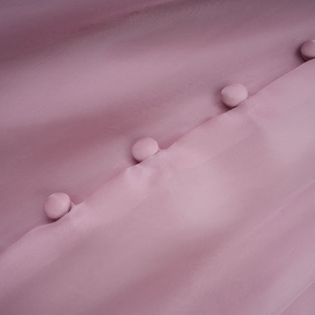 Aurohaya Brooklyn Pink Glossy Bubble Hem Mini Dress