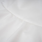 Maëlys white petal-layered strapless corset mini dress