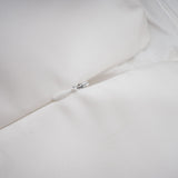 Maëlys white petal-layered strapless corset mini dress