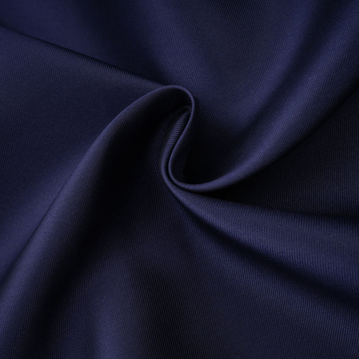 Aurohaya Fern Navy Blue Satin Panel Knit Midi Dress