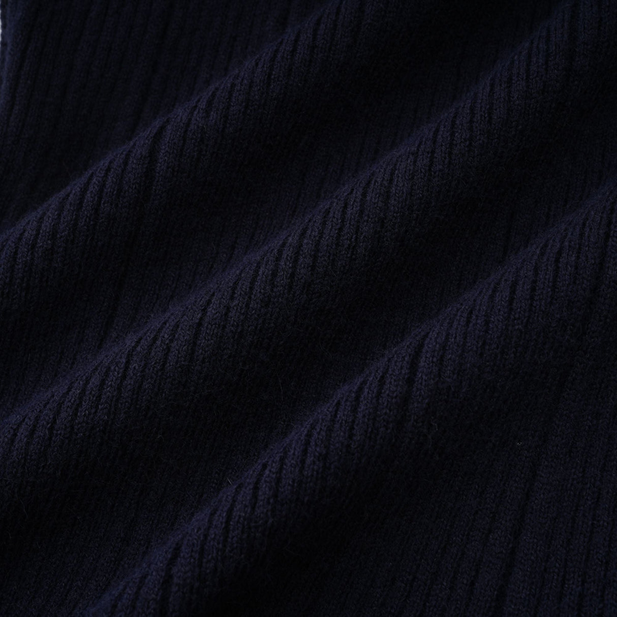 Aurohaya Fern Navy Blue Satin Panel Knit Midi Dress