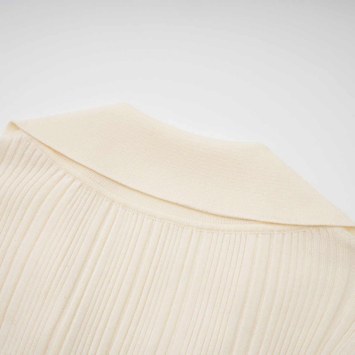 Aurohaya Nouria neutrals ribbed-knit midi dress