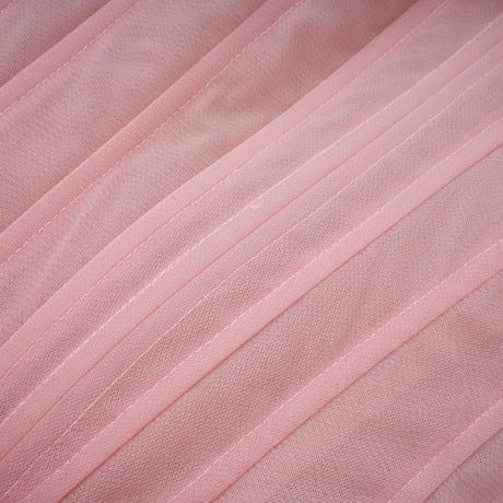 Aurohaya Rachel Pink 3D Petal Tulle Mini Dress