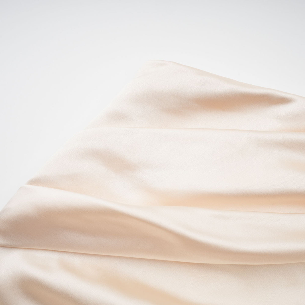 Aurohaya Thérèse neutral scarf-design satin maxi dress