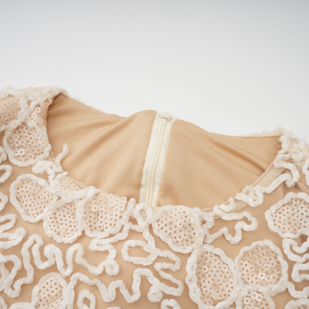 Aurohaya Mathilde White Embroidered Maxi Dress