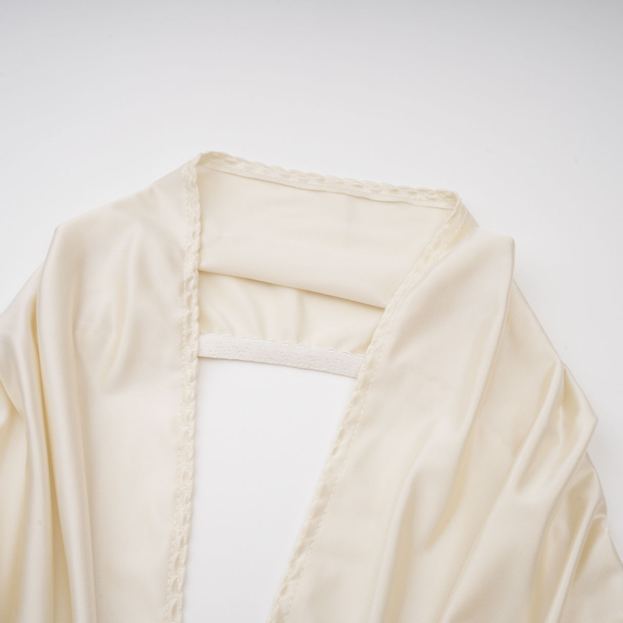 Aurohaya Vilhelmiina Cream White Halterneck Shirred Maxi Dress