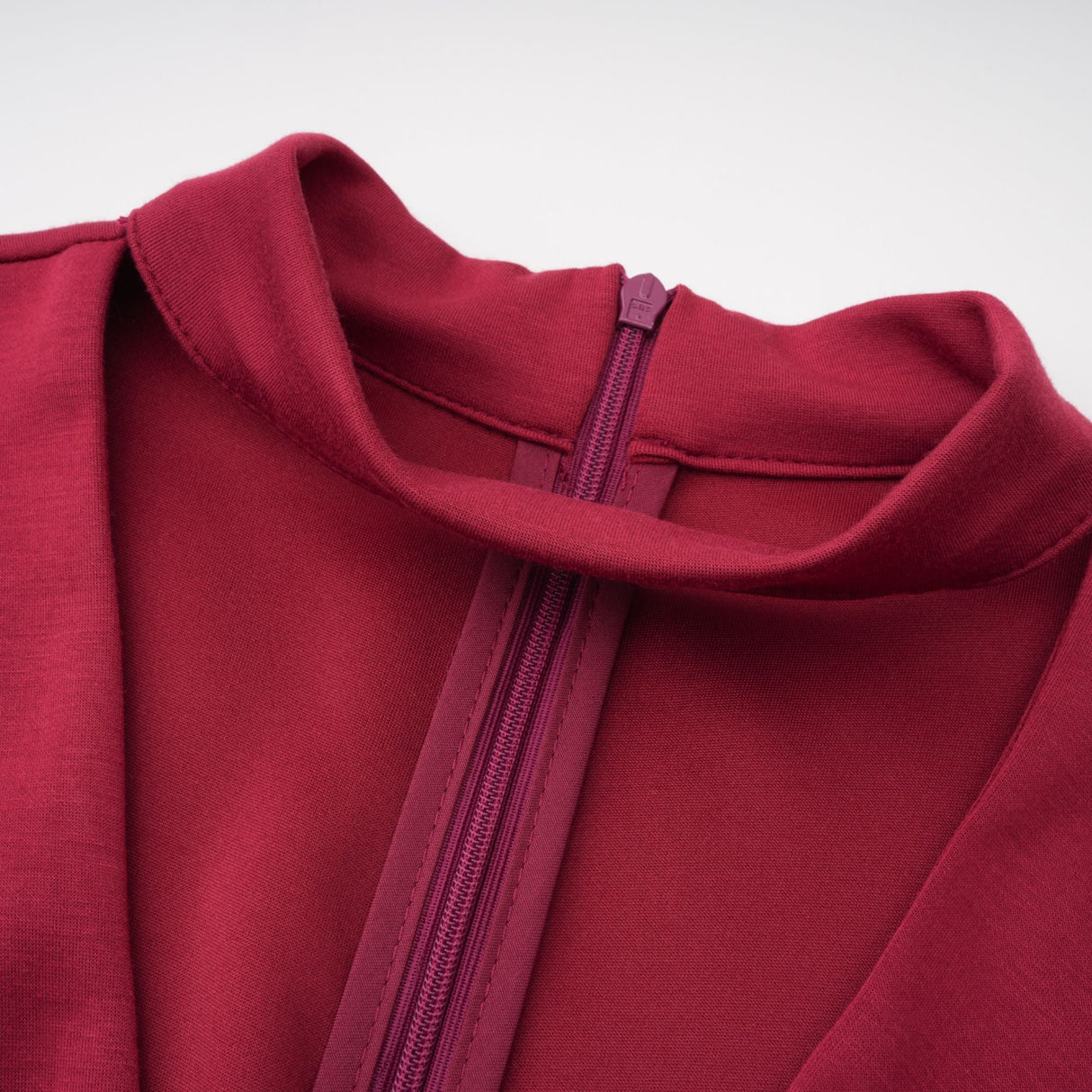 Aurohaya Margot Red Scarf Design Ruched Maxi Gown