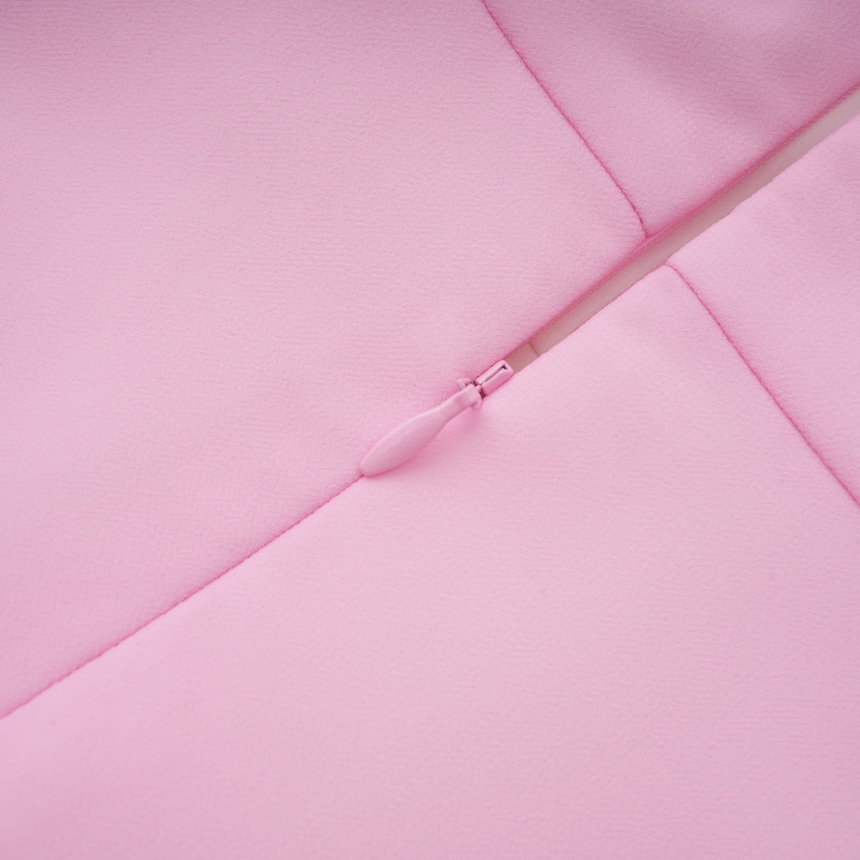 Aurohaya Laetitia Pink Pleated Train Ruched Maxi Dress
