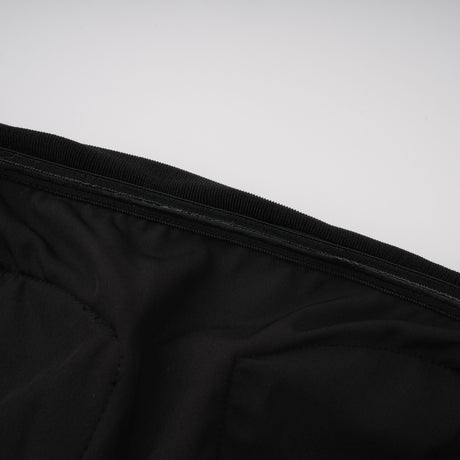 Aurohaya Anaïs Black Off Shoulder Polished Midi Dress