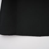 Anaïs Black Off Shoulder Polished Midi Dress