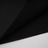 Anaïs Black Off Shoulder Polished Midi Dress