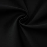 Anaïs Black Off Shoulder Polished Midi Dress