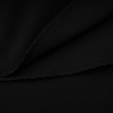 Anaïs Black Off Shoulder Polished Midi Dress