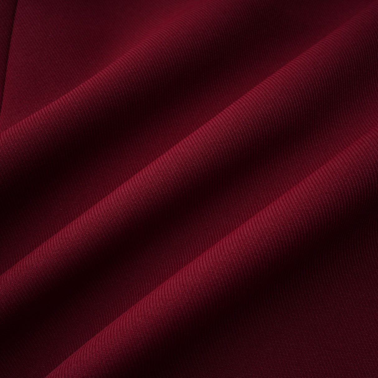 Aurohaya Valeria Burgundy Stand Collar Long Sleeve Mini Dress