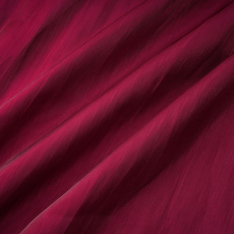 Aurohaya Danuta Burgundy Ruched Pleated Maxi Dress