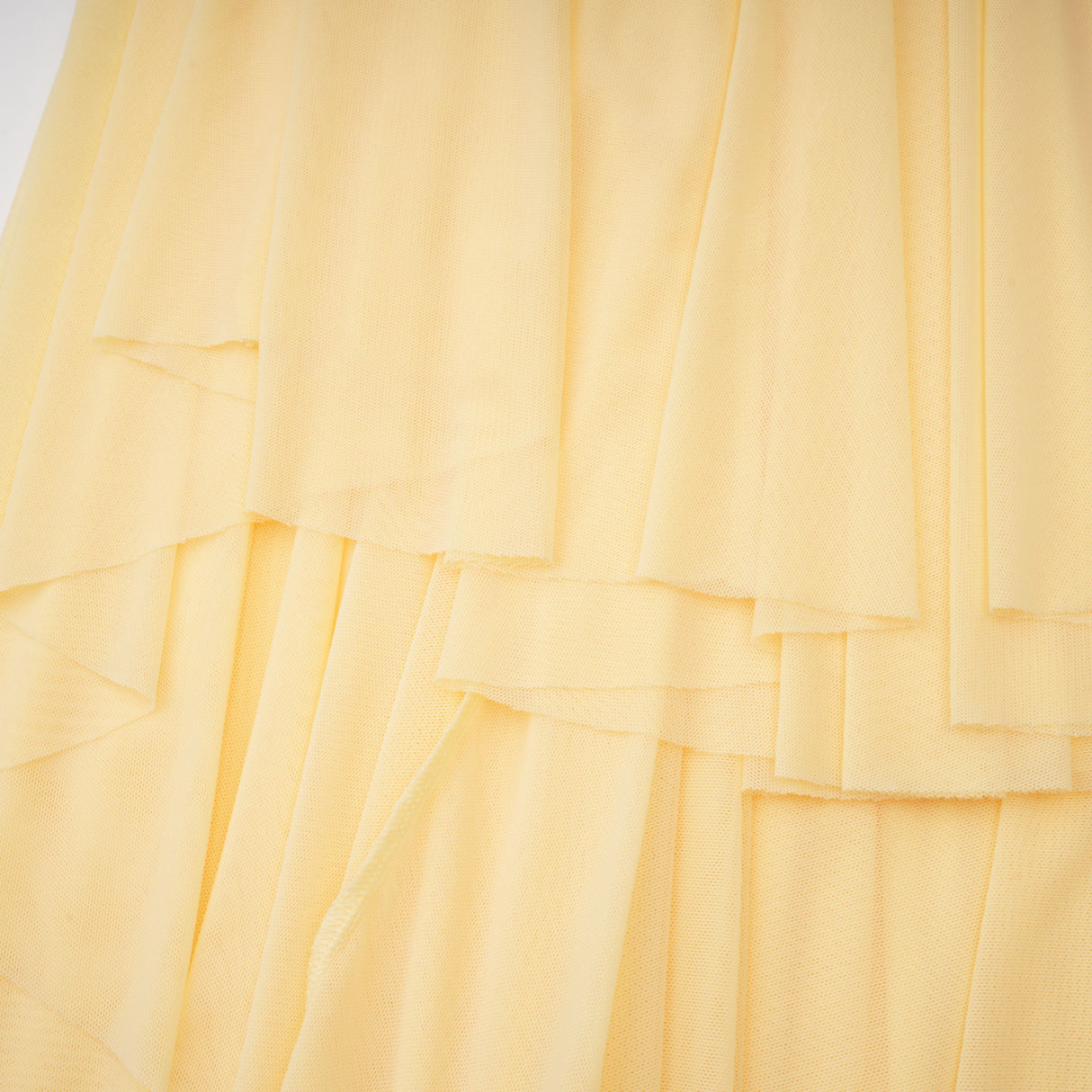 Aurohaya Yvette Yellow 3D Petal Mermaid Maxi Dress