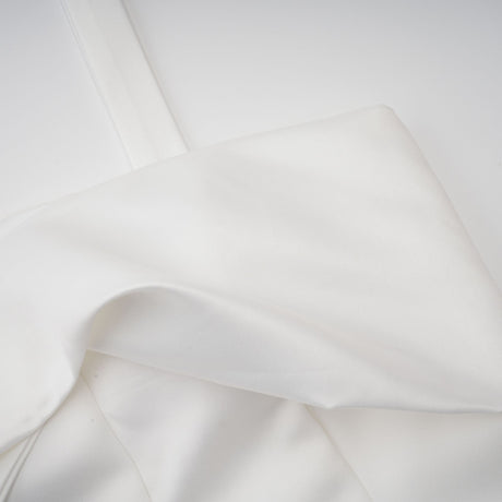 Aurohaya Aurélie white halterneck ruffled mini dress