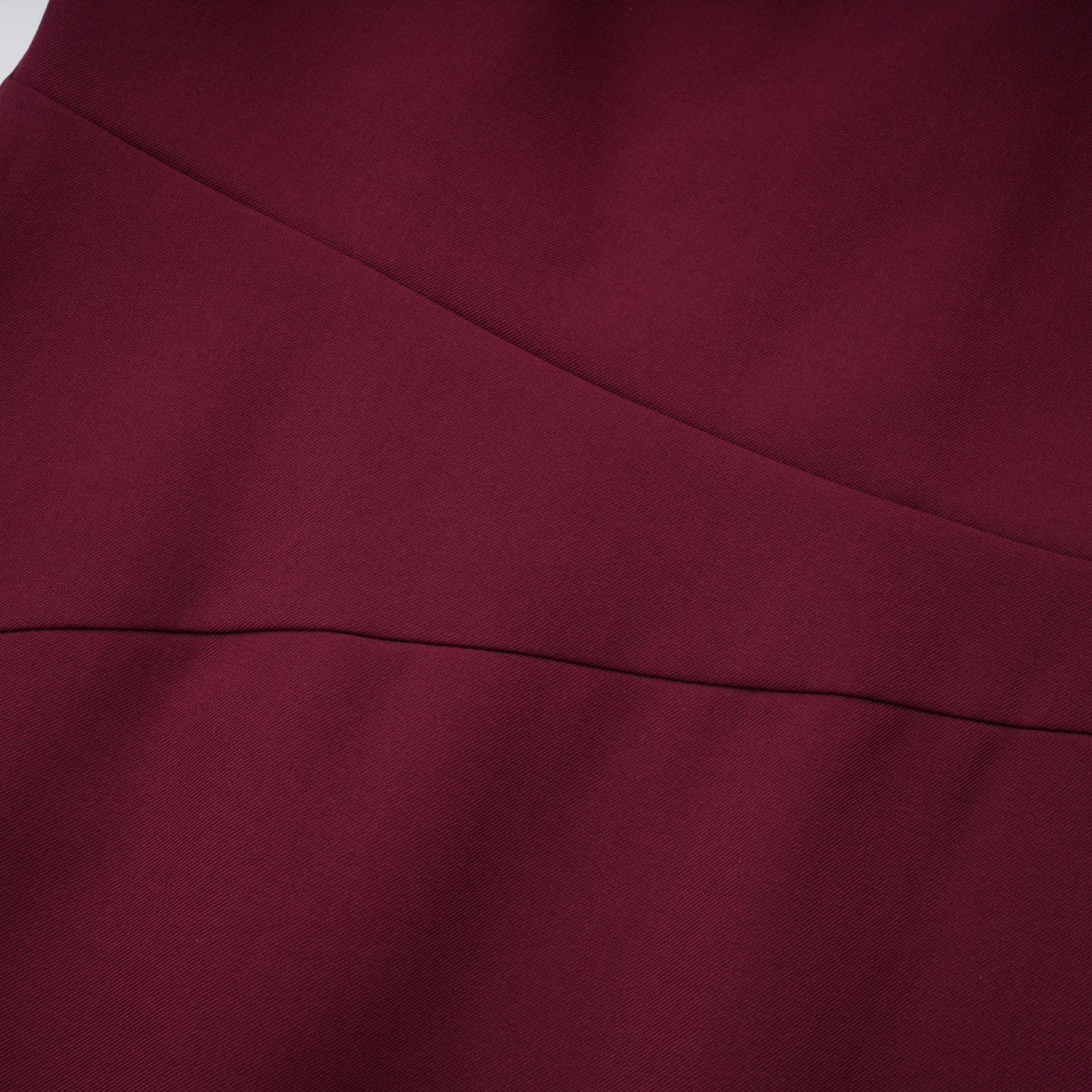 Aurohaya Wren Burgundy Asymmetrical Cape Maxi Dress