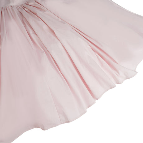 Aurohaya Eponine Pink Layered Flared Hem Midi Dress