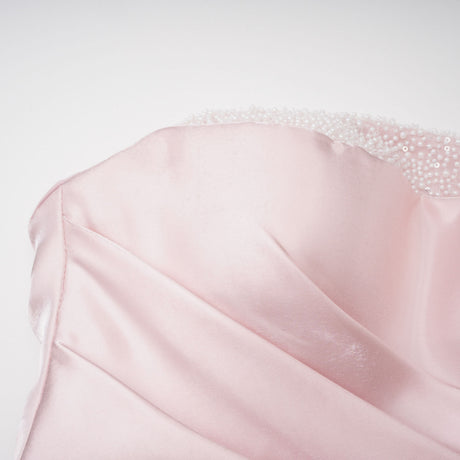 Aurohaya Charlotte Pink Off Shoulder Ruched Maxi Dress