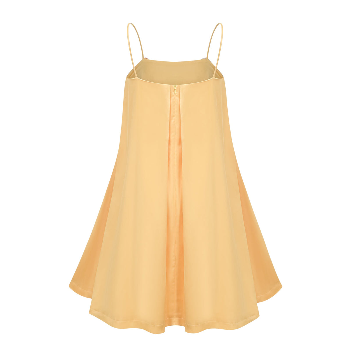 Aurohaya Avril Yellow Floral Embroidered Mini Dress