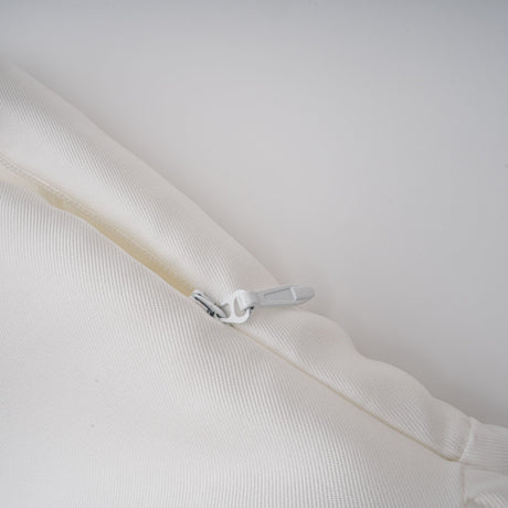 Aurohaya Amandine white open-back cap-sleeve midi dress