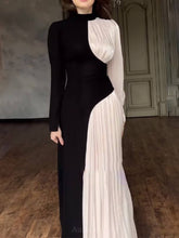 Ladies Round Neck Vintage Dress