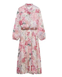 Aurohaya Floral Midi Modest Dress