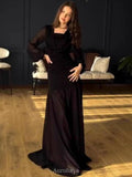 Sheer Balloon Long Sheer Balloon Sleeve Maxi Dress