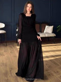 Sheer Balloon Long Sheer Balloon Sleeve Maxi Dress