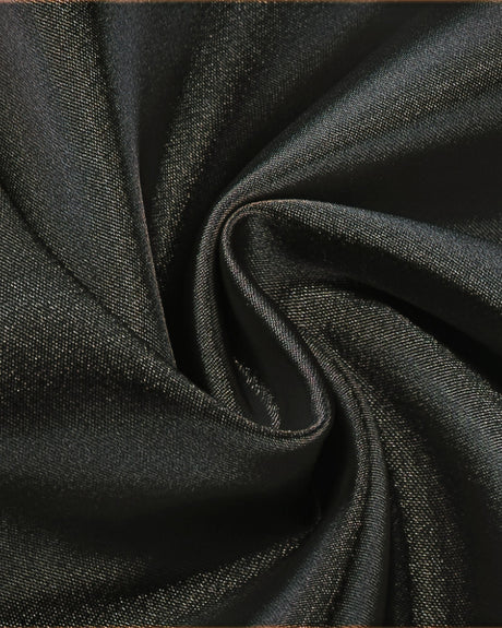 Floral Detail Backless Dress Black