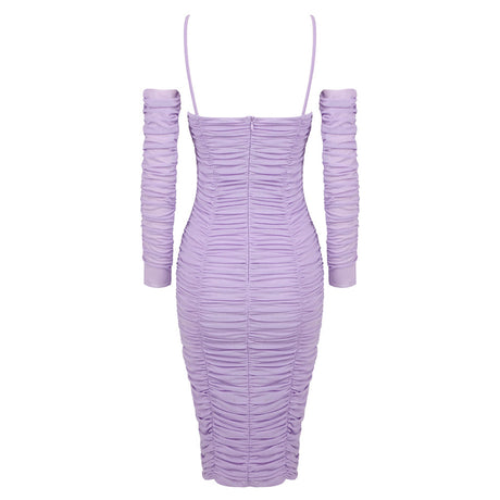 Aurohaya Marion Ruched Midi Dress