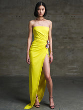 Aurohaya Noémi Strapless Maxi Dress