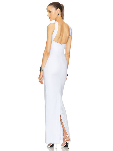 Aurohaya Clémence Strapless Evening Maxi Dress