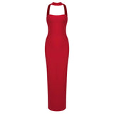 Clémence Strapless Evening Maxi Dress