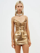 Aurohaya Valencia Sequin Mini Dress